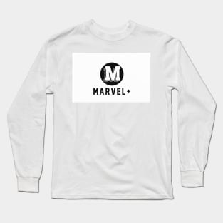 Marvel Plus Bold Shadow B&W Long Sleeve T-Shirt